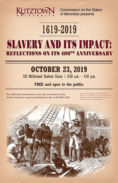 Slavery and Its Impact: Reflections on its 400th Anniversary