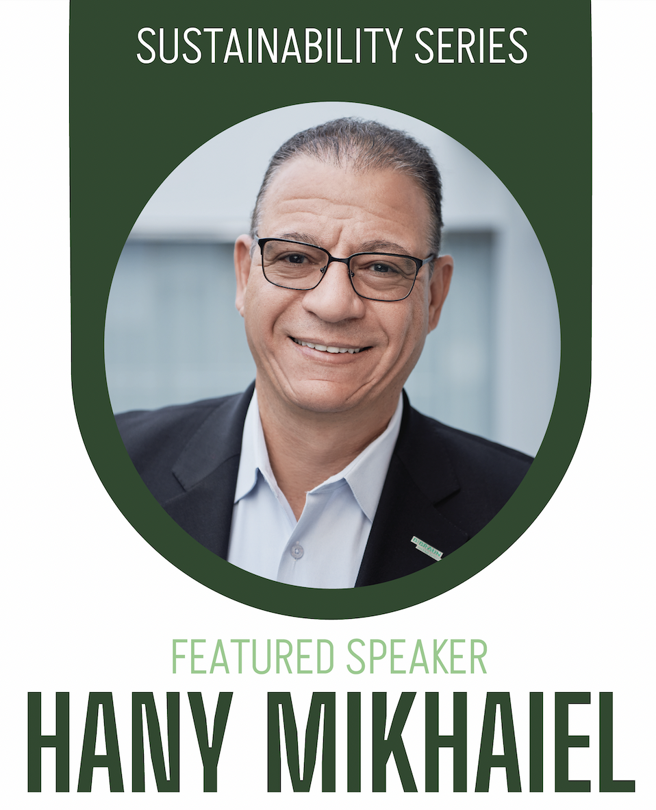 Image of Hany Mikhaiel - Sustainability Series Featured Speaker