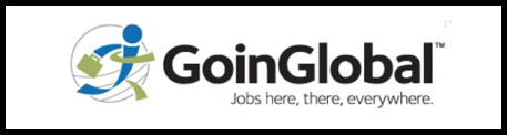 GoinGlobal logo.  Jobs here, there, everywhere.
