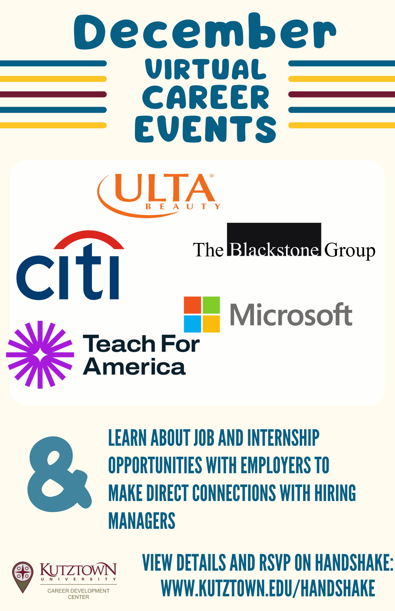 Virtual Employer Events on Handshake