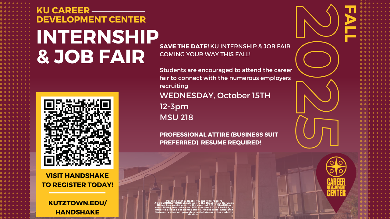 Fall 2025 Internship & Job Fair