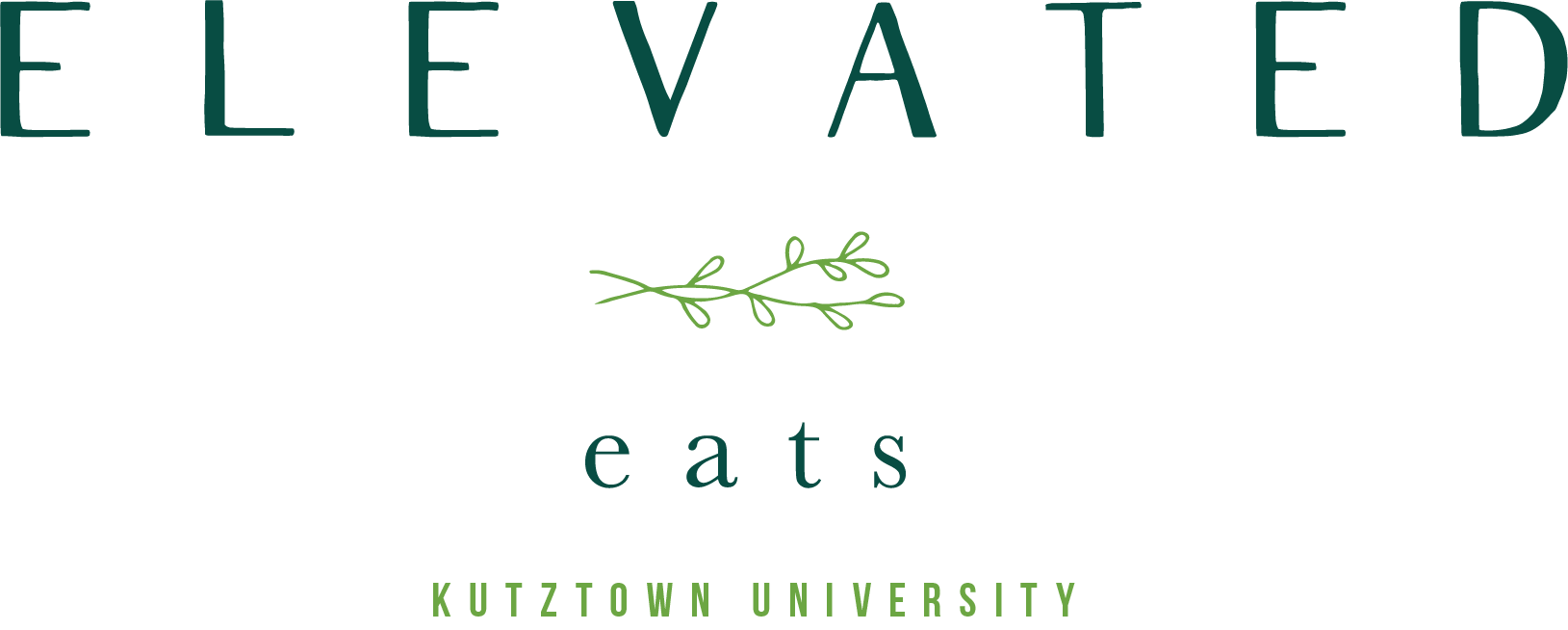 Kutztown University Elevated Eats logo 