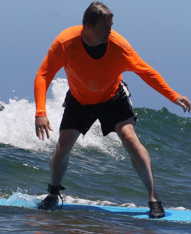 Keith Massie surfing 