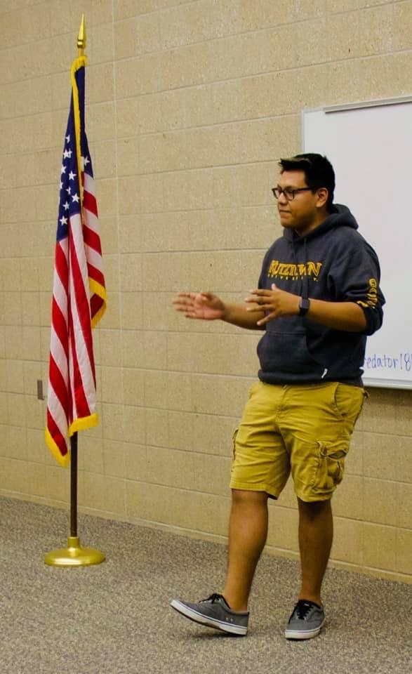 KU student, Genaro Robles completing his internship in South Dakota