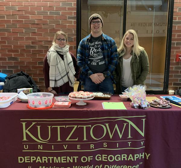 Geography club bake sale. 