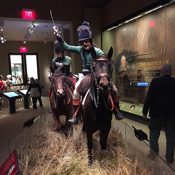 Battle of Cowpens exhibit at Museum of American Revolution
