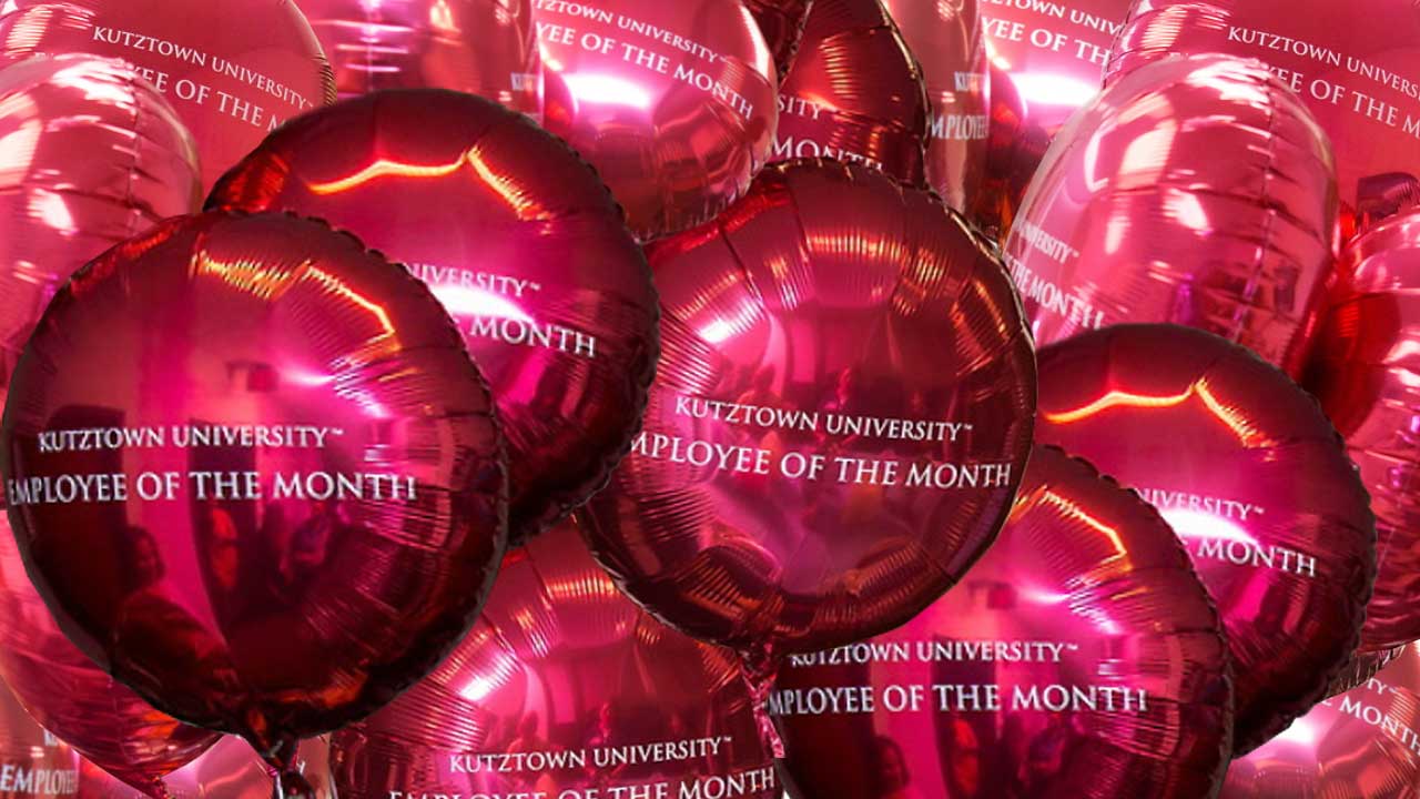 Employee of the Month balloons 