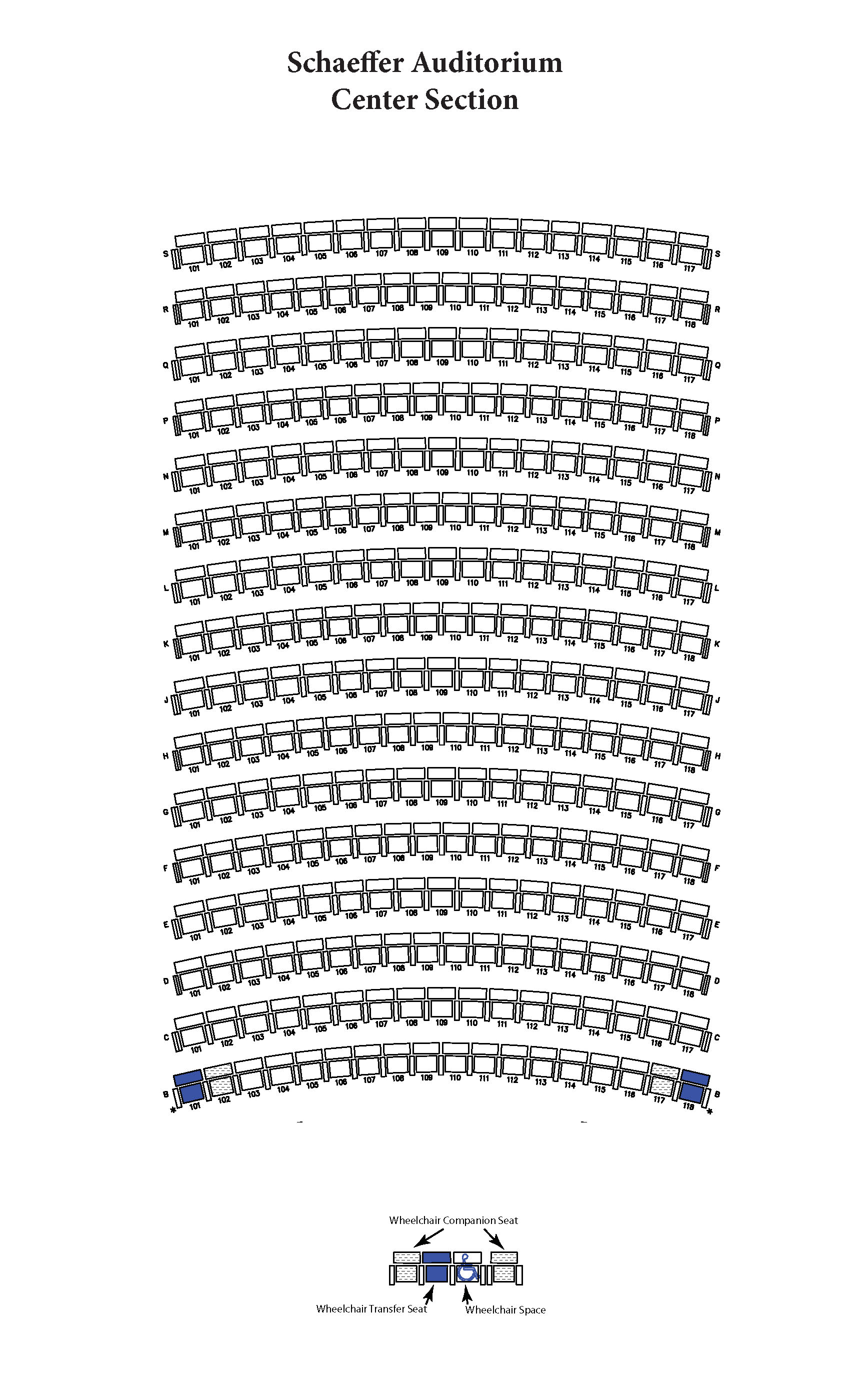 schaeffer seating chart center