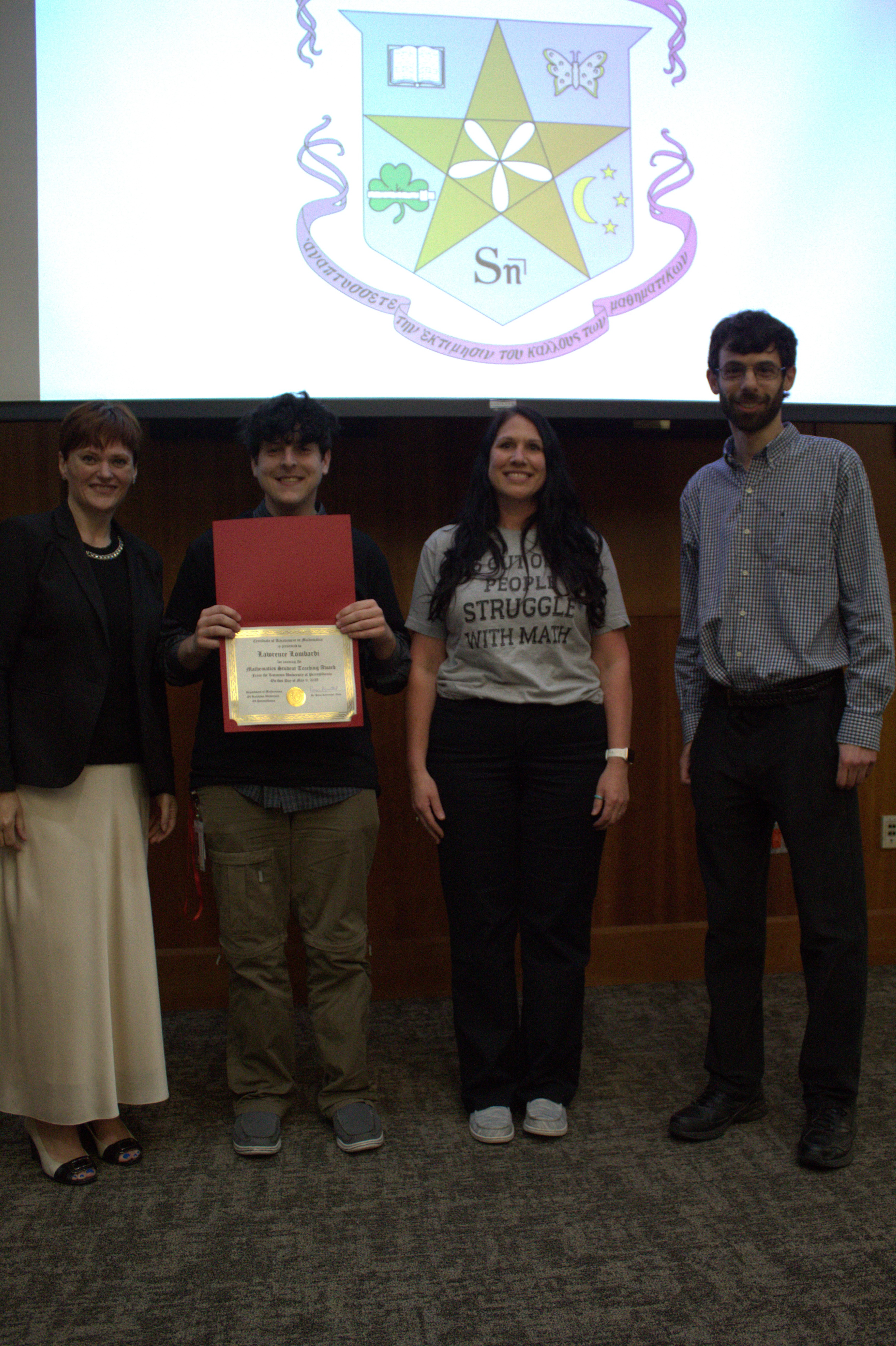Math Award Winner