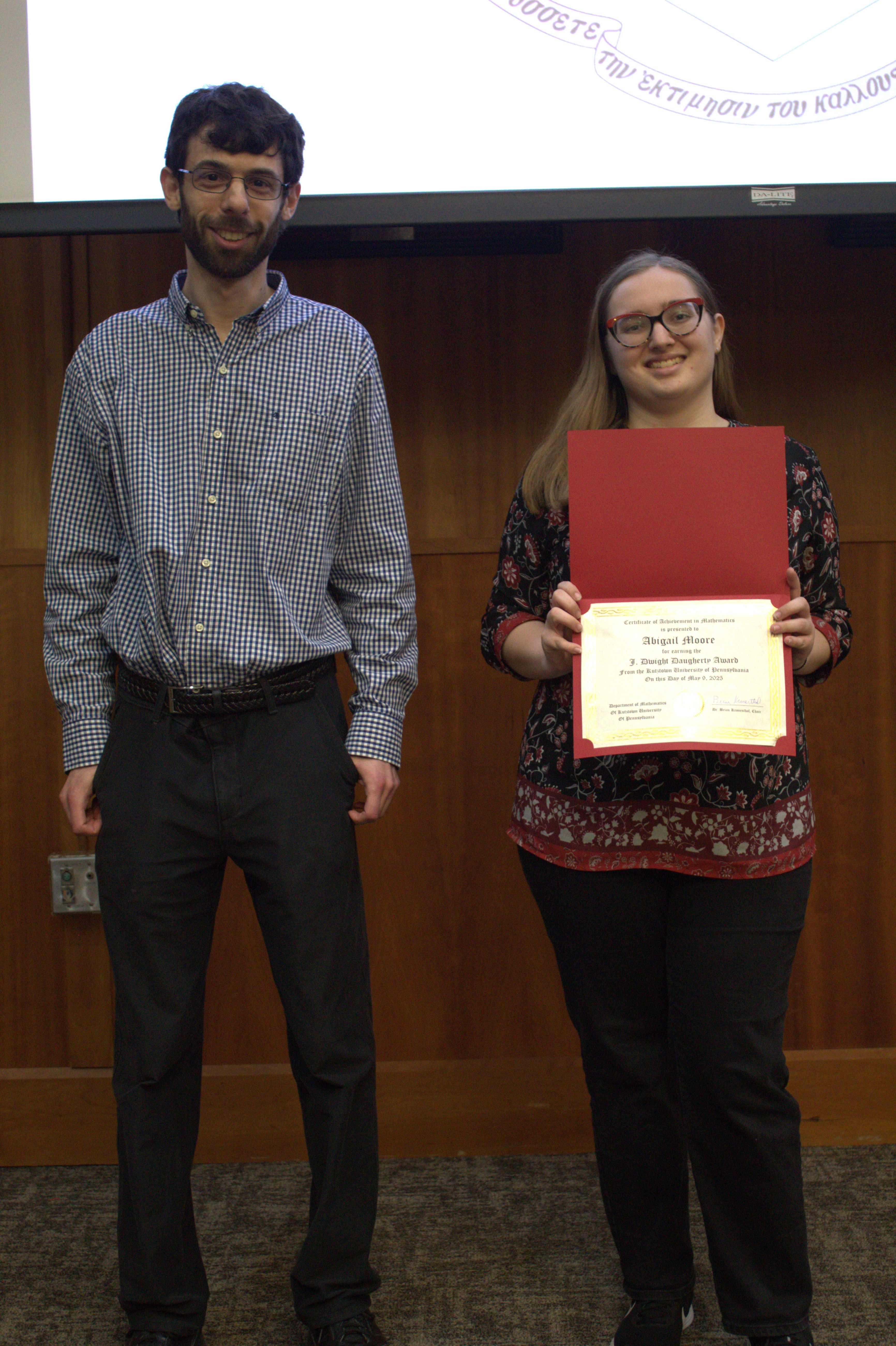 Math Award Winner