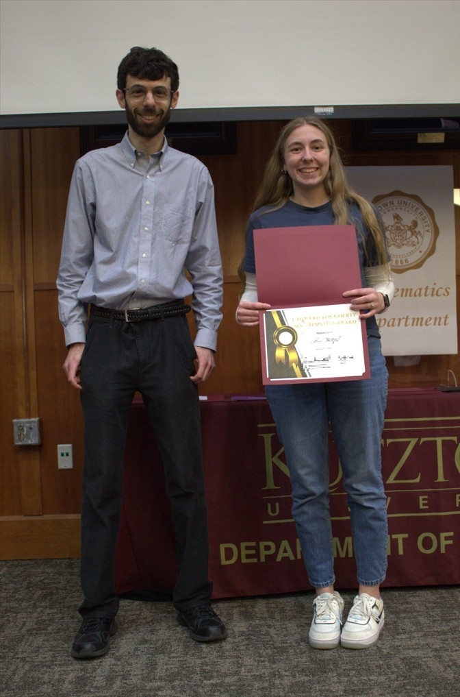 Math Award Winner