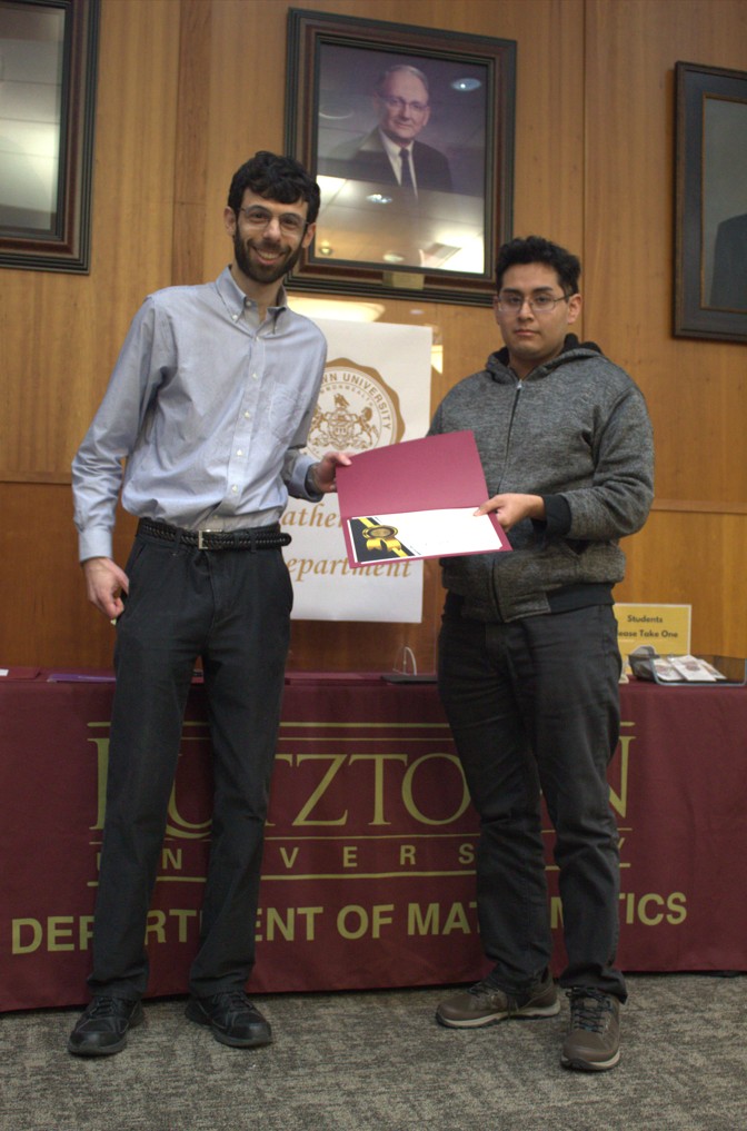 Math Award Winner