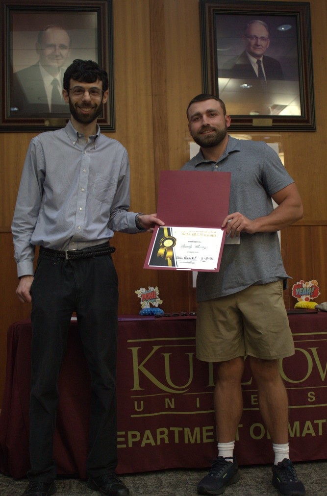 Math Award Winner