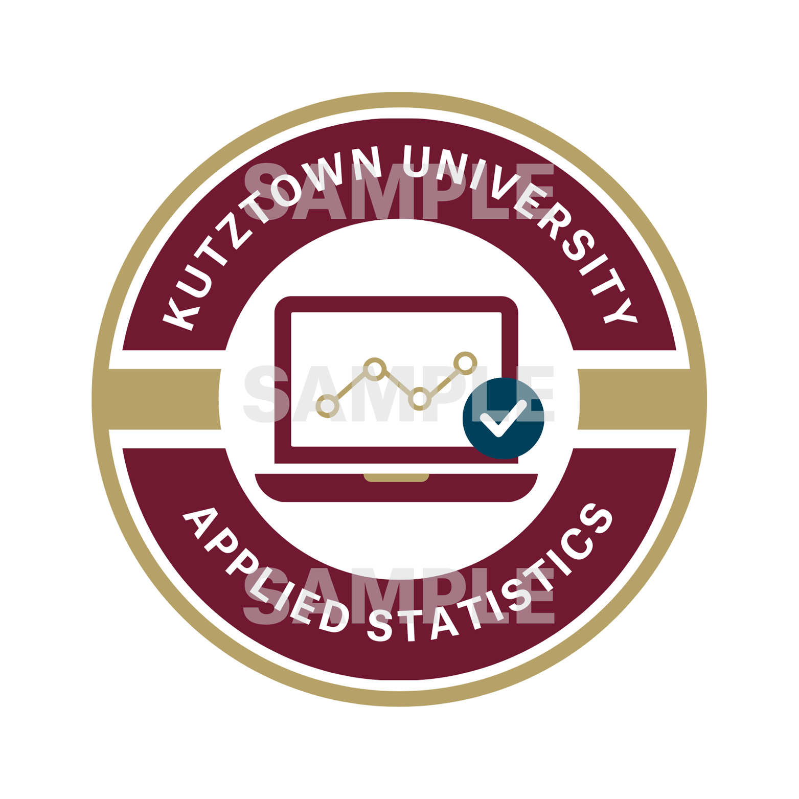 Badge for the Applied Statistics Microcredential