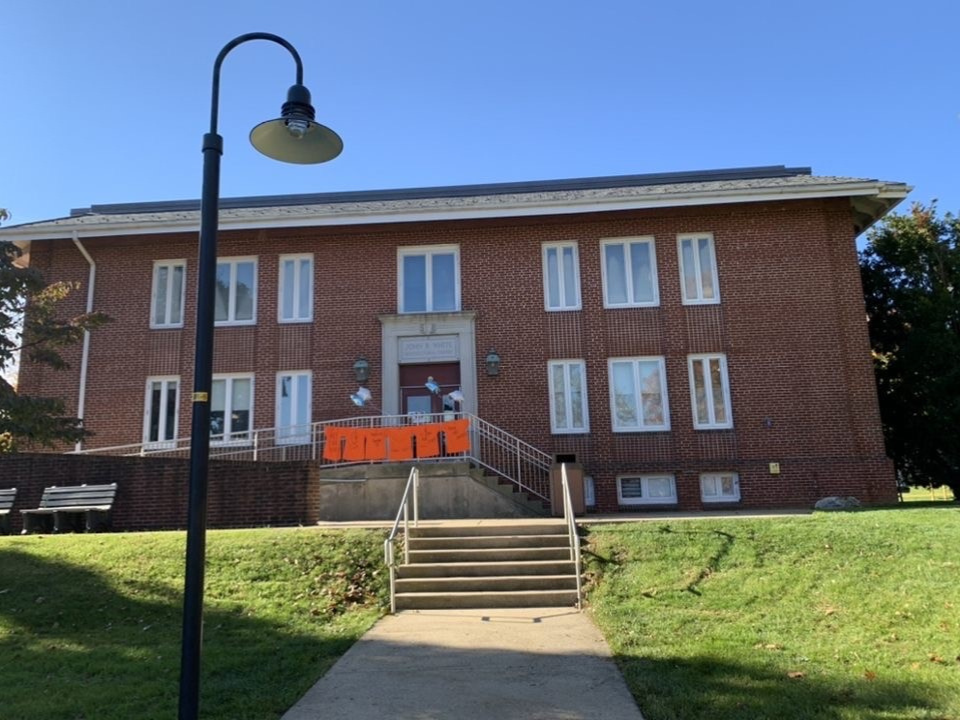 Exterior of Multicultural Center building.