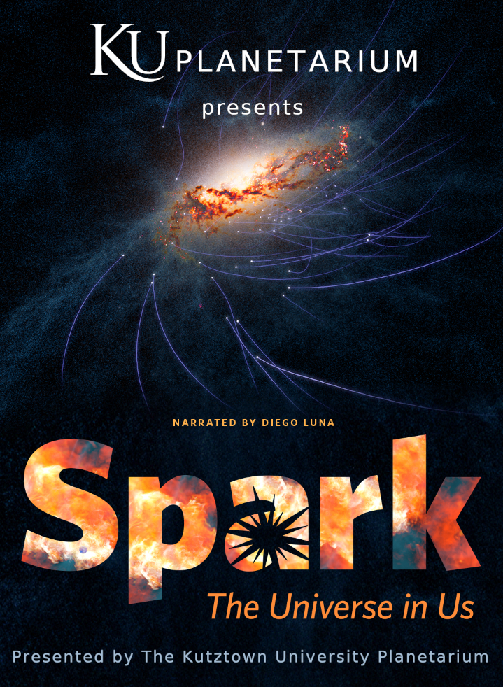 poster for the "Spark The Universe in Us" planetarium show