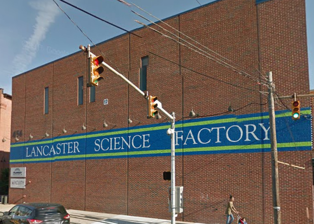 Exterior shot of the Lancaster Science Factory 