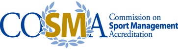 COSMA (Commission on Sports Management Accreditation) logo