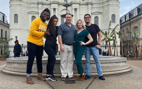 KU Counseling Students Present in French Quarter