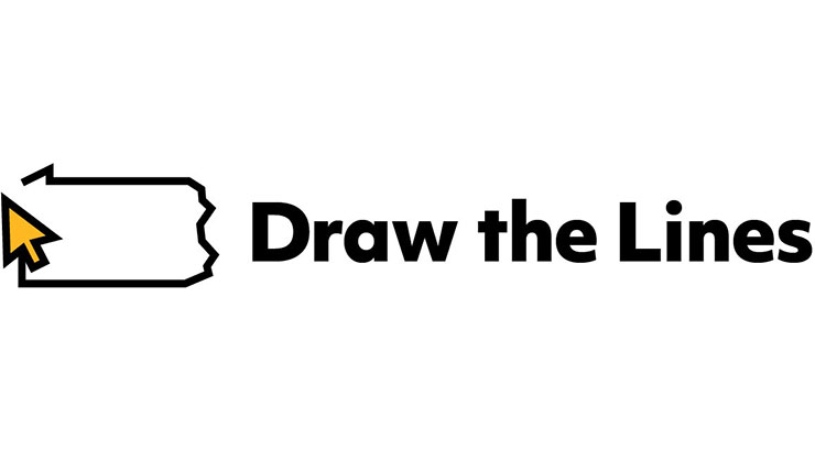 Draw the Lines PA logo