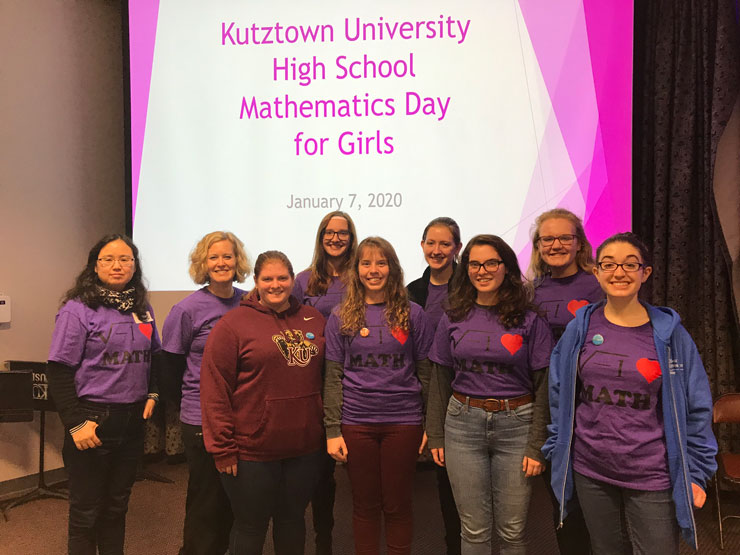 Kutztown University High School Mathematics Day for Girls January 7, 2020