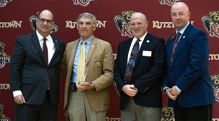 Wabby Presented Kutztown University Athletics Legacy Award