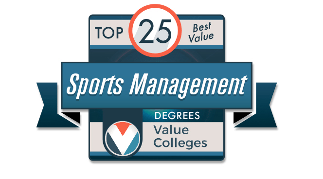 Logo for Top 25 Best Value Sports Management Degrees Value College