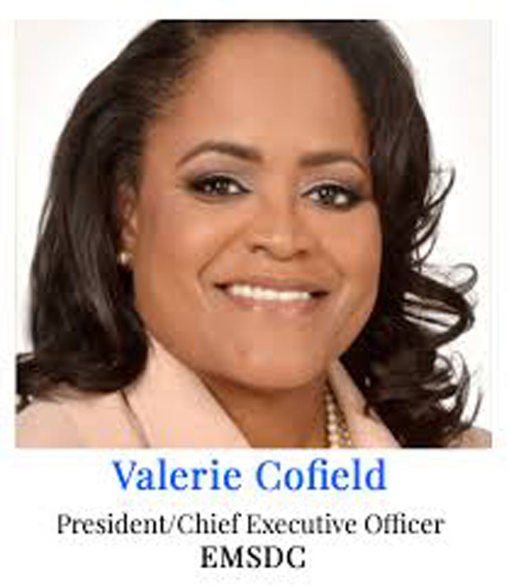 Professional profile image of Valarie Cofield, President/Chief Executive Officer, EMSDC