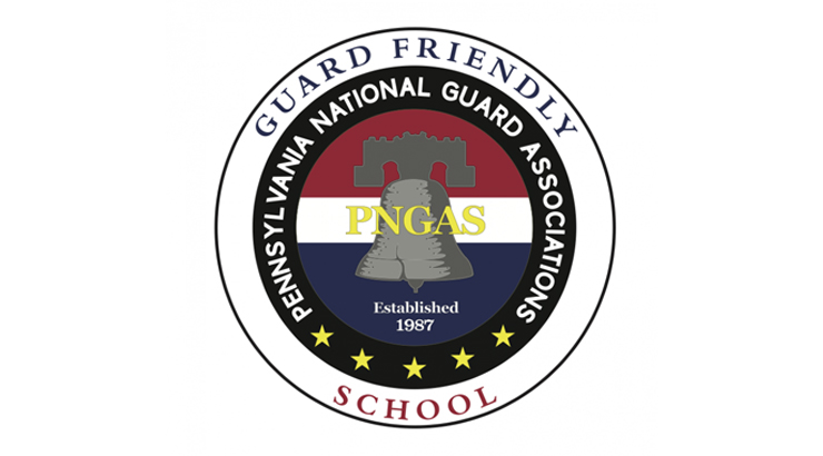 Guard Friendly Pennsylvania National Guard Associations School logo