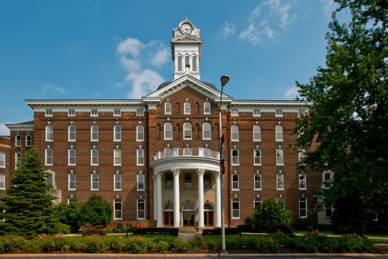 Exterior shot of Old Main