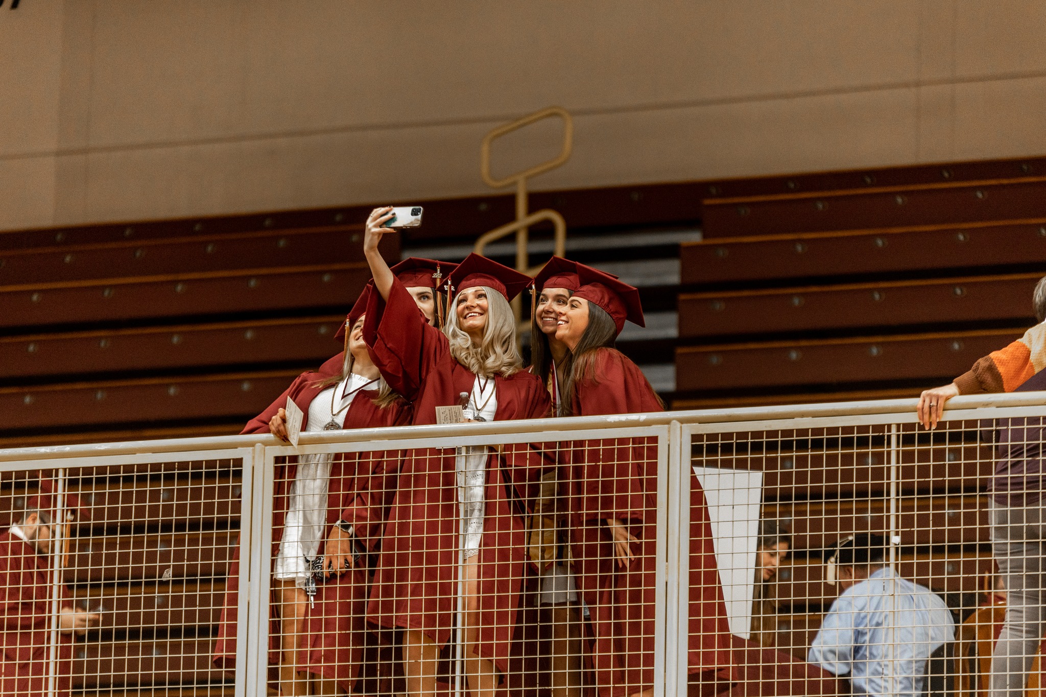 December 2022 COE candidates taking a selfie on the balcony