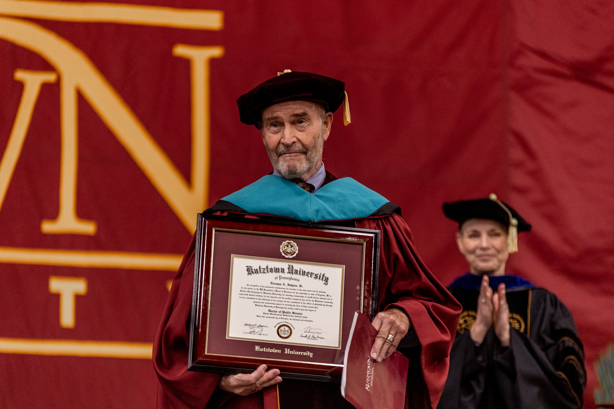 Inkpen honorary doctorate