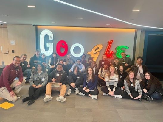 Students at Google in NYC