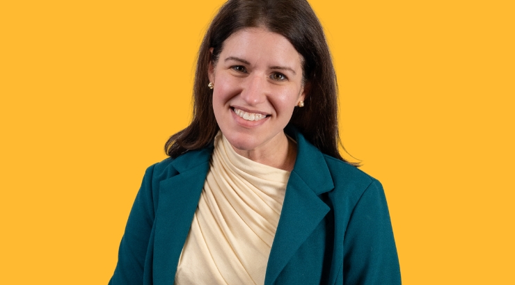 Woman smiling at the camera