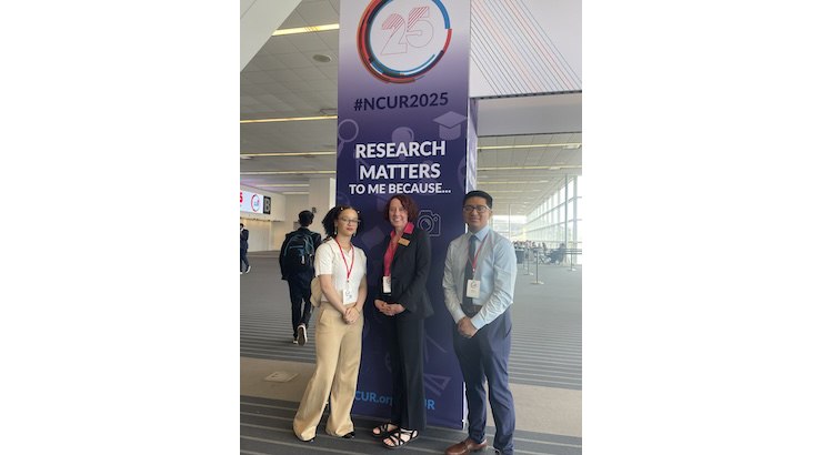 Faculty and students at NCUR