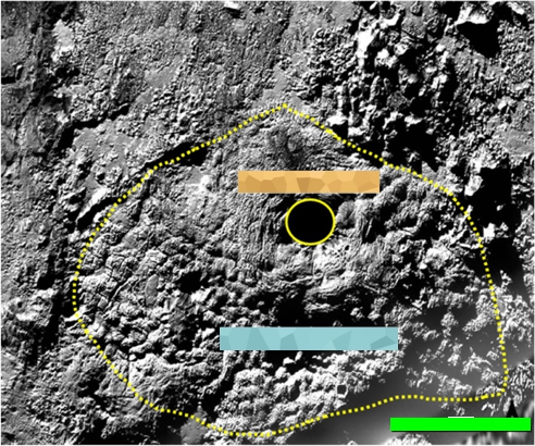 Wright Mons ice volcano on Pluto