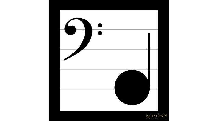 Bass Cleft and music note