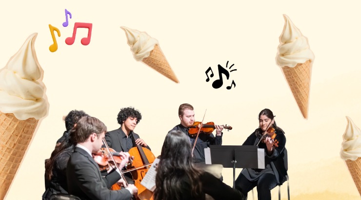 Chamber Players and Ice Cream Cones