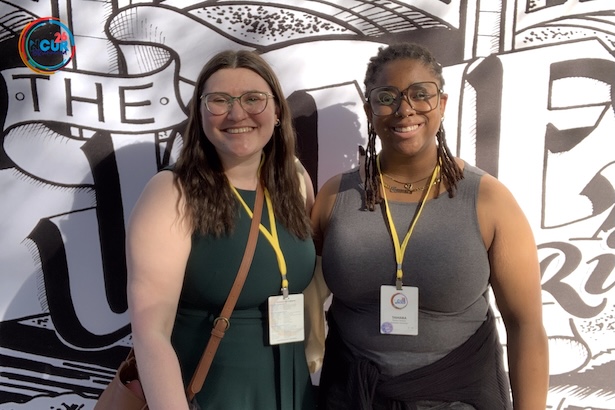 Tamara Holmes and Ruth McLeod