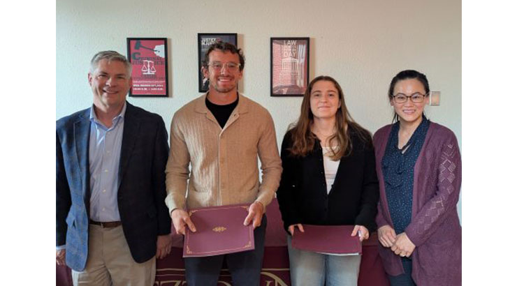Michael Fellin and Natalie Ryan and Profs