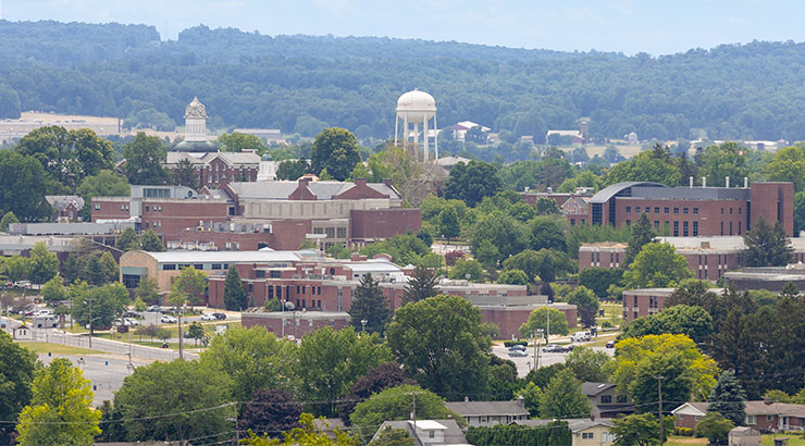 skyline of Kutztown