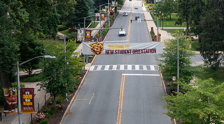 welcome to orientation banner