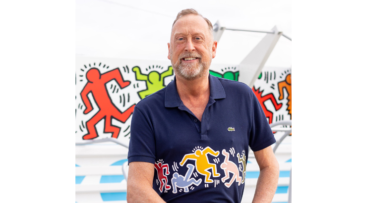 Daryl Johnson at the Keith Haring Fitness Court