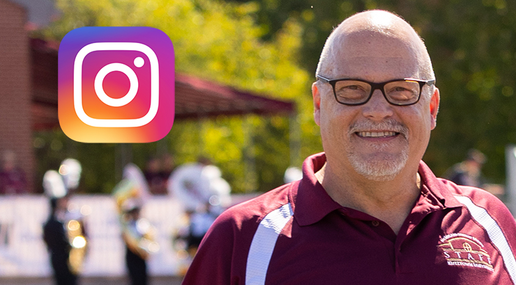 Photo of Cavalier and Instagram logo