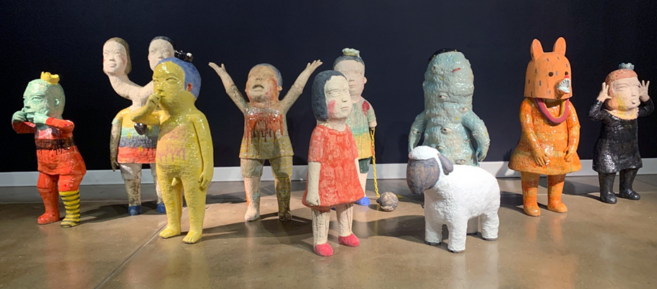 Kensuke Yamada figurative sculptures