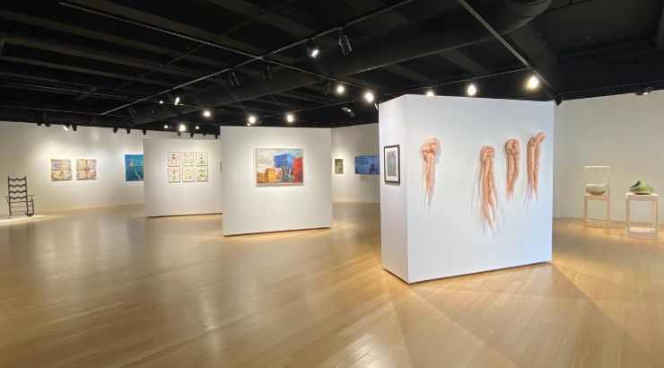 Art exhibit in Miller Gallery