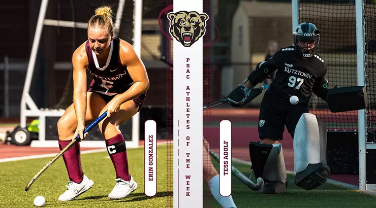 Field Hockey athletes on the field