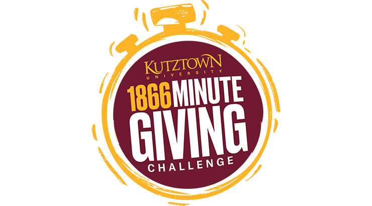 Logo for Kutztown University 1866 Minute Giving Challenge