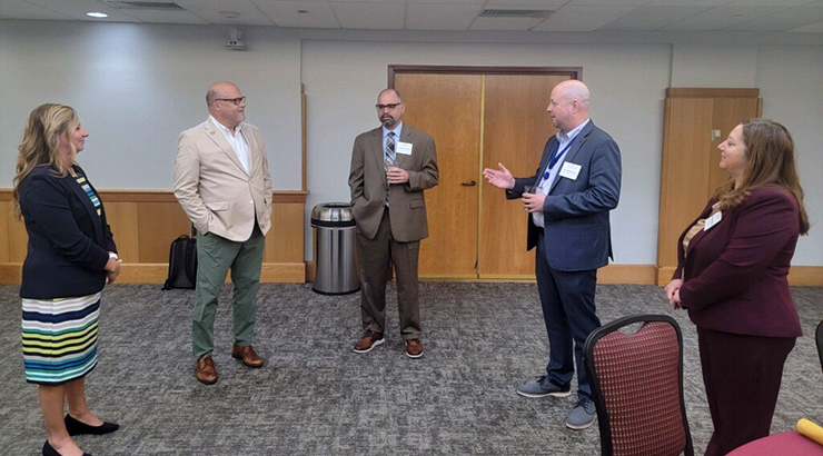 Schools leaders meeting with university president