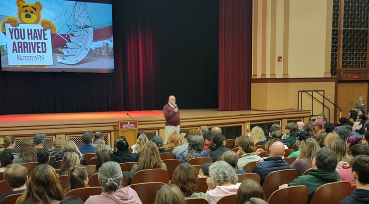 Audience in auditorium